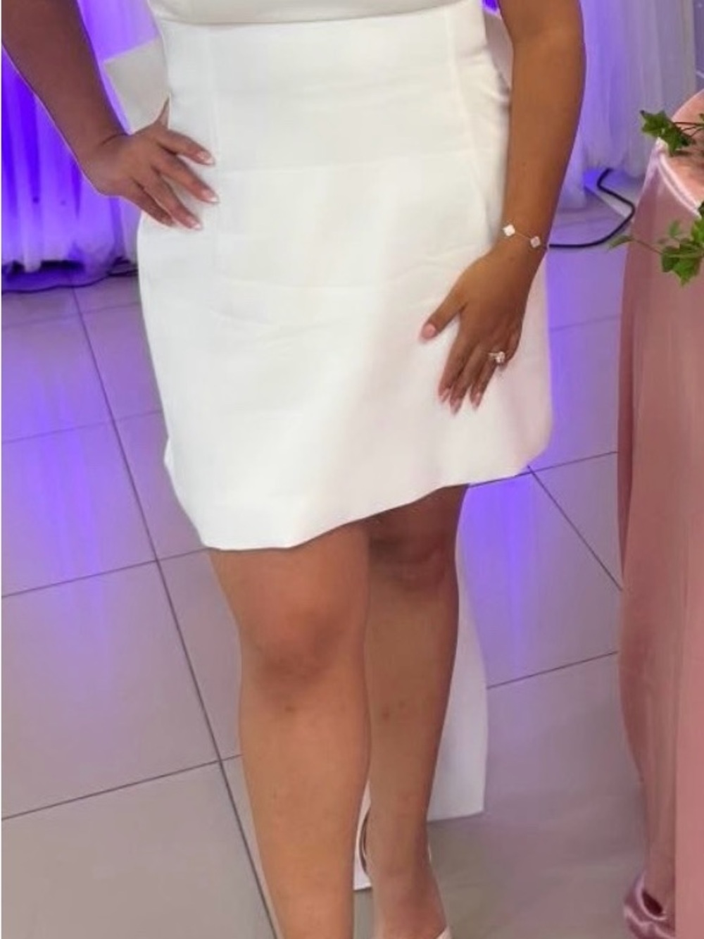Meshki White Strapless Bow Dress - Picture 4 of 4